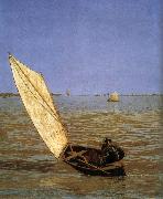 Thomas Eakins Landscape oil painting